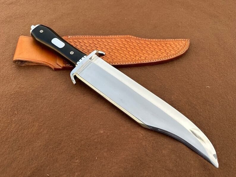 Personalized Handmade 5160 Steel Iron Mistress Bowie Knife with Micarta Handle