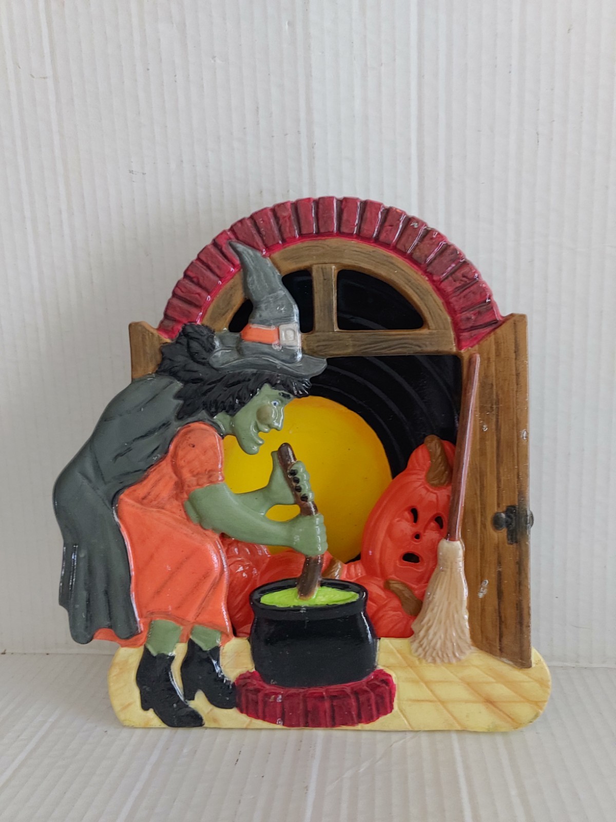 Halloween Vintage 1988 Tampa Bay Mold Co - Witch Ceramic Decoration Halloween Vintage 1988 Tampa Bay Mold Co - Witch Ceramic Decoration