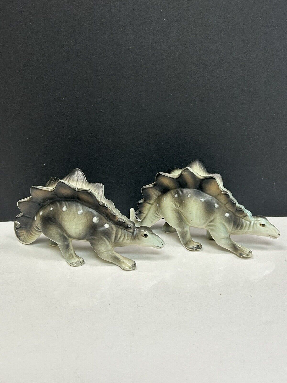 Rare Vintage 1950’s Japan Ceramic Dinosaur Stegosaurus 