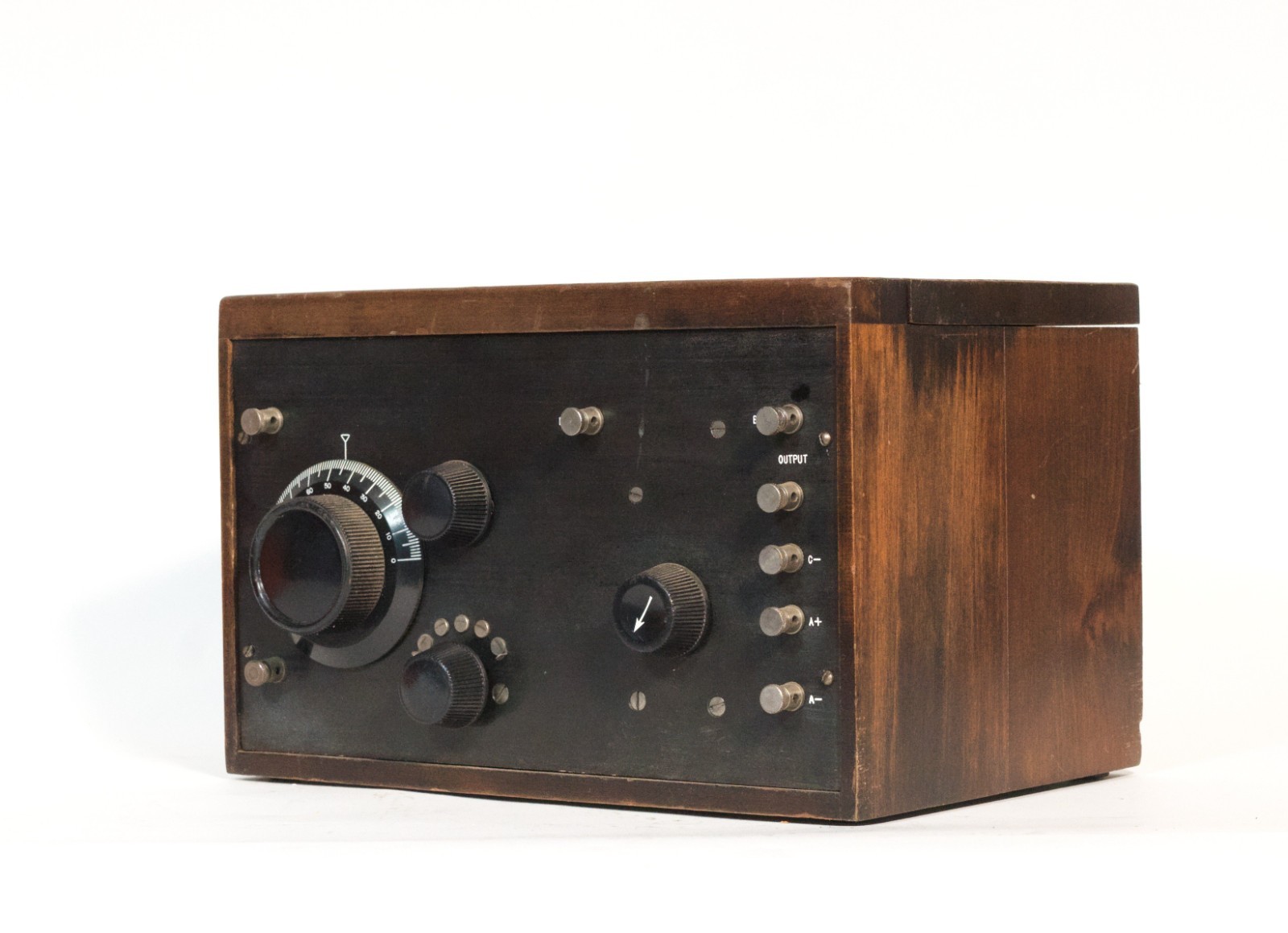 Rare 1923 Crosley Combined Dry Cell Radio & Amp Sold By Sears & Roebuck * Works