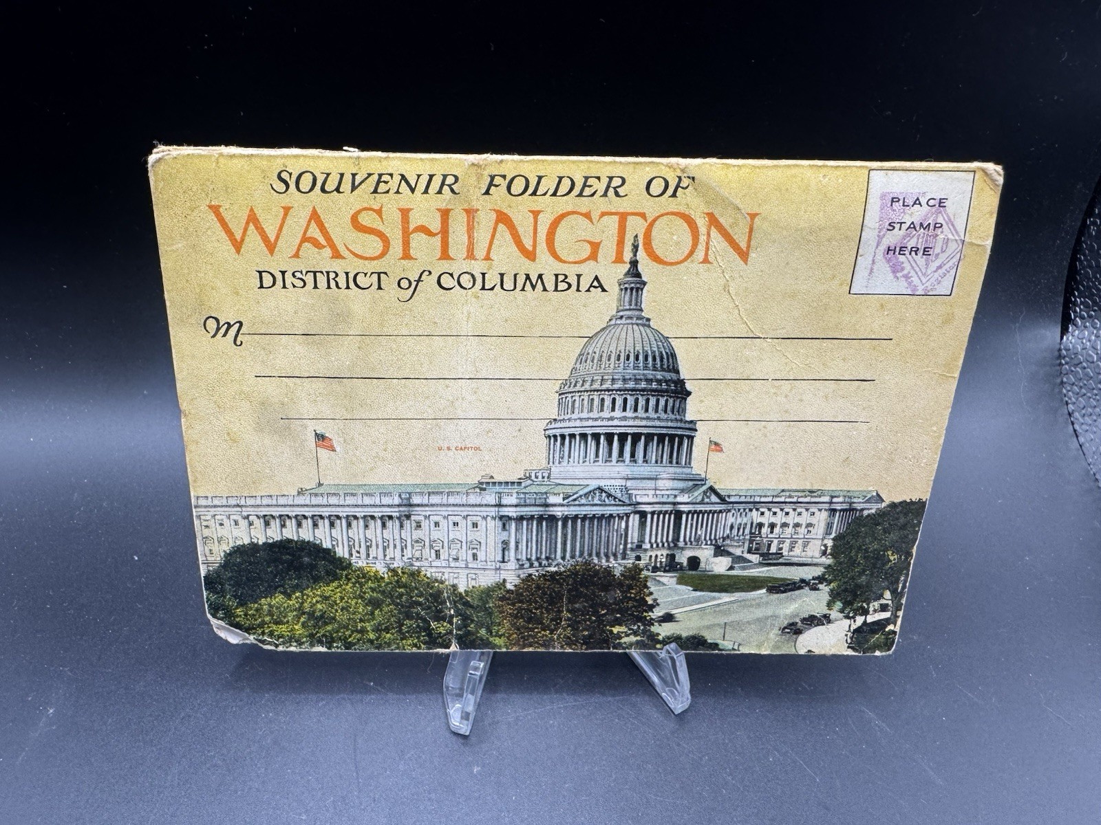 Souvenir Folder of Washington DC 1920s Fold-Out Postcards Unused US Capitol Souvenir Folder of Washington DC 1920s Fold-Out Postcards Unused US Capitol