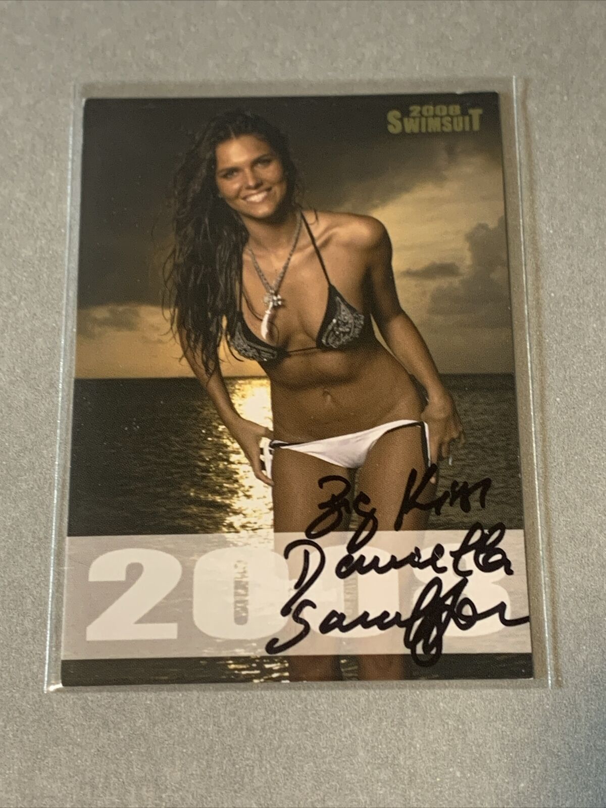 2008 Sports Illustrated Swimsuit Daniella Sarahyba Autograph Card Rare version