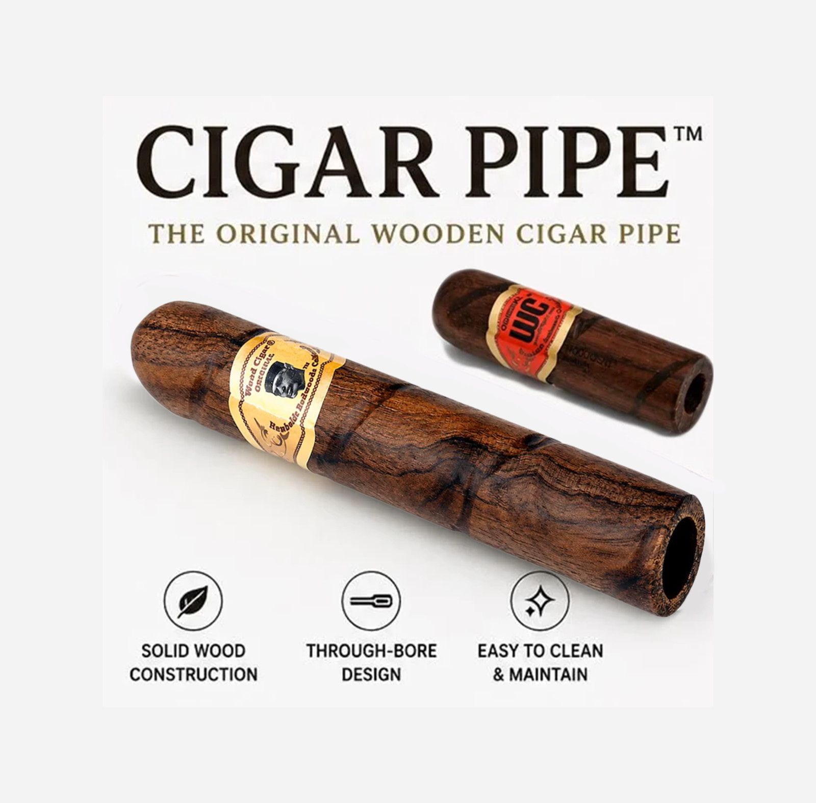 3inch & 5inch Wood Smoking Pipe Tobacco Cigarettes Cigar Pipes Enchase Gift 3inch & 5inch Wood Smoking Pipe Tobacco Cigarettes Cigar Pipes Enchase Gift