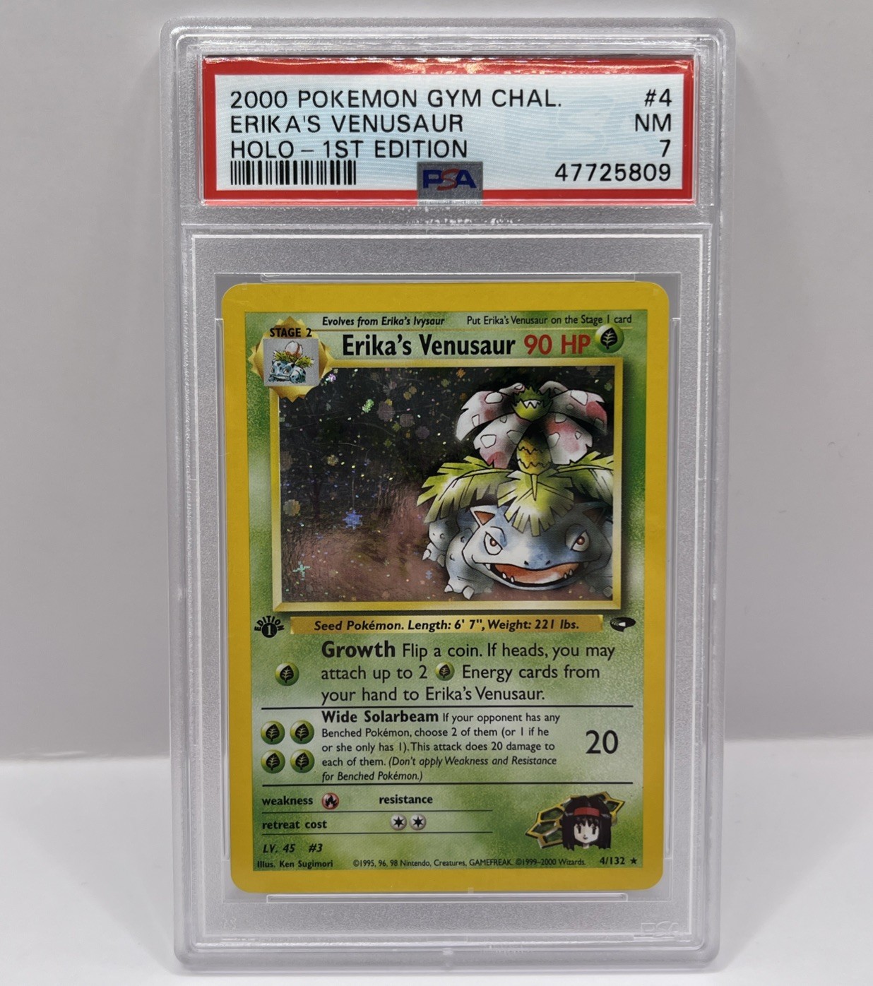 1st Edition Erika's Venusaur Holo Rare Gym Challenge PSA 7 1st Edition Erika's Venusaur Holo Rare Gym Challenge PSA 7