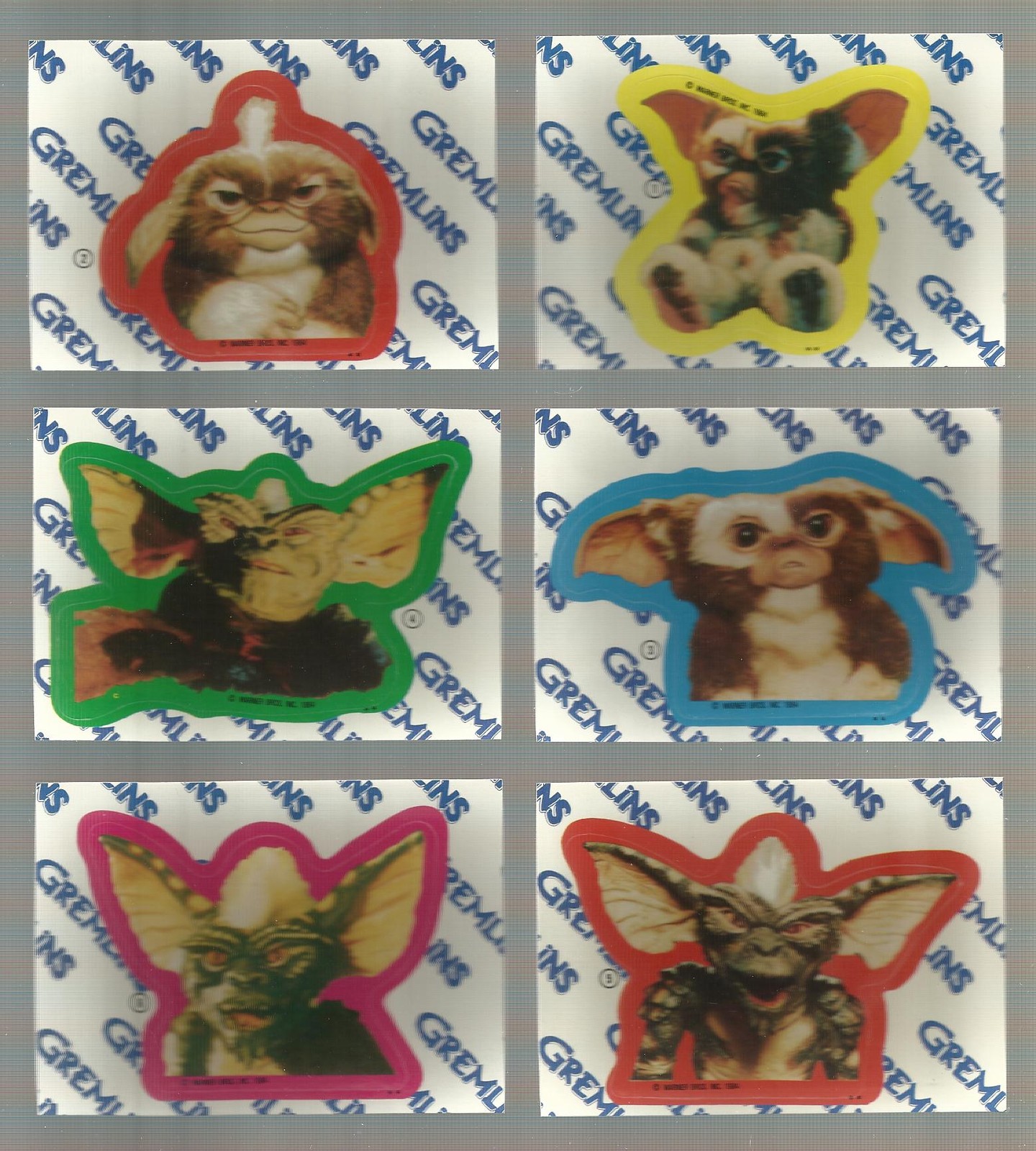 1984 Topps GREMLINS Complete Sticker Set MINT 1984 Topps GREMLINS Complete Sticker Set MINT