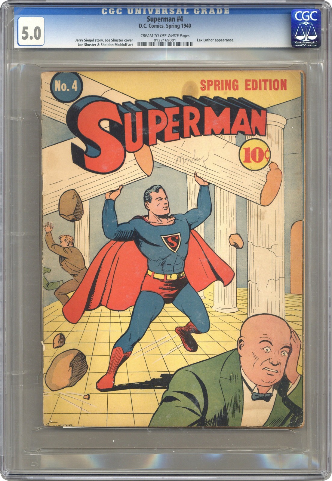 Superman #4 CGC 5.0 1940 0132169001