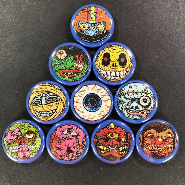 Madballs 1" Button (10 Pin) Set Classic Toys Madballs 1" Button (10 Pin) Set Classic Toys