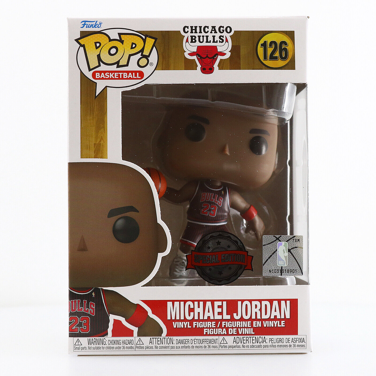 Funko POP NBA - Michael Jordan In Pinstripe Chicago Bulls Jersey Exclusive