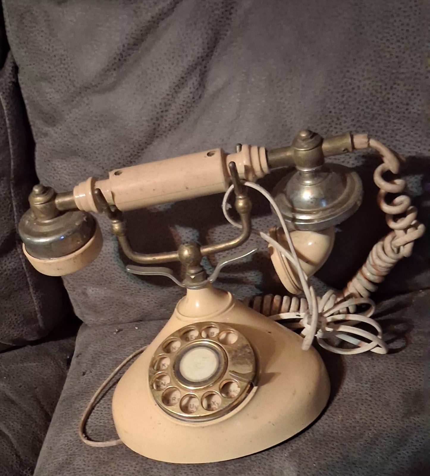 Vintage rotary telephone