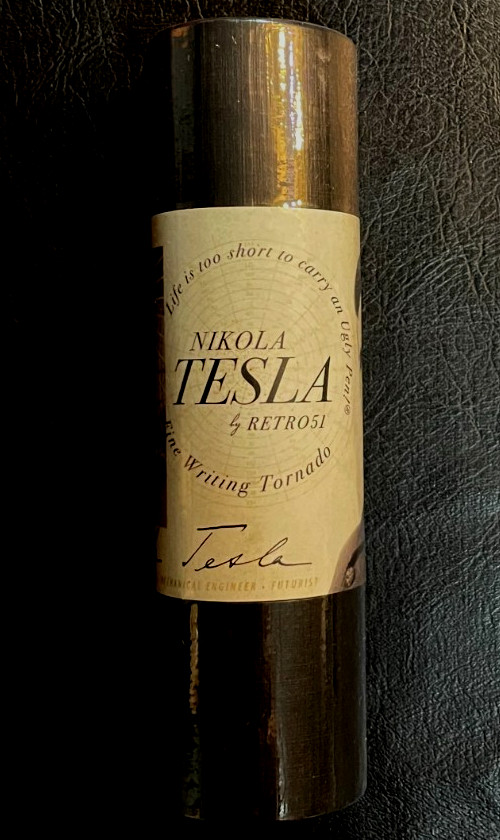 Retro 51 Tornado Fountain Pen Nikola Tesla Fine Point - NEW in Sealed Box