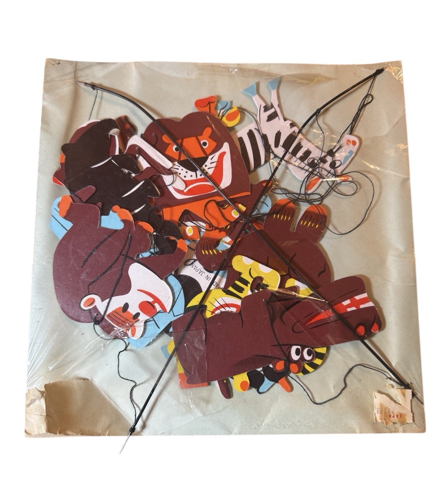 Vintage Mid 20th Century MCM Animal Mobile Japan NRFP Vintage Mid 20th Century MCM Animal Mobile Japan NRFP