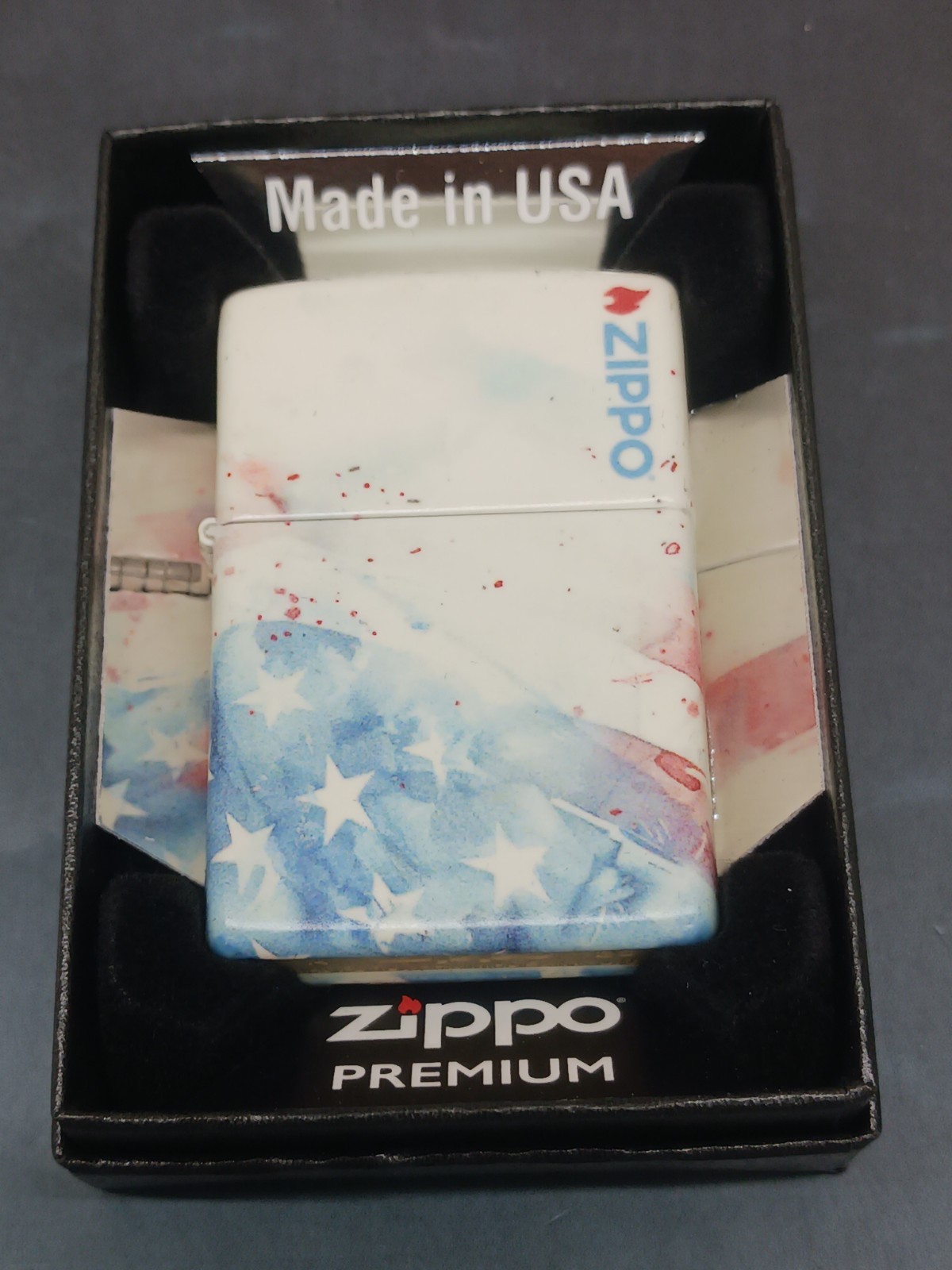 Zippo American Flag Design 540 Color All Over 47209 Zippo American Flag Design 540 Color All Over 47209