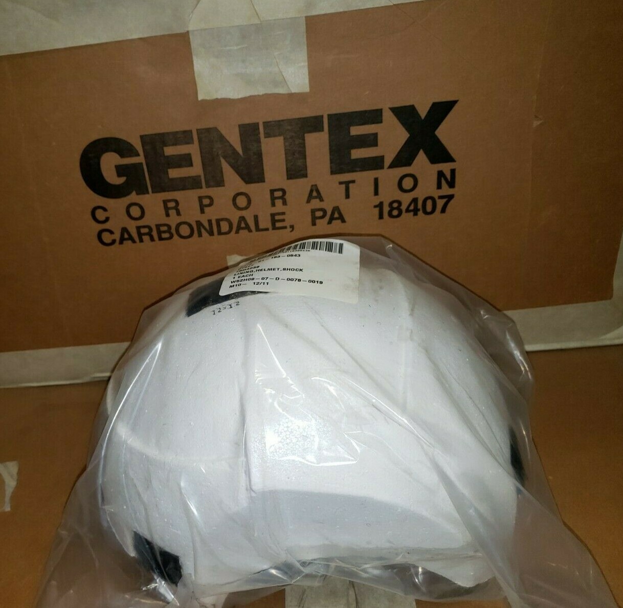 New Genuine Gentex Helmet liner. Energy shock Absorbing lining size large D4239 New Genuine Gentex Helmet liner. Energy shock Absorbing lining size large D4239