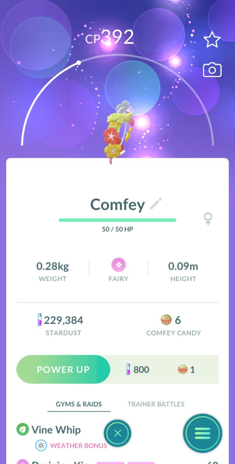 Pokémon Comfey Regional Go Pokémon Comfey Regional Go