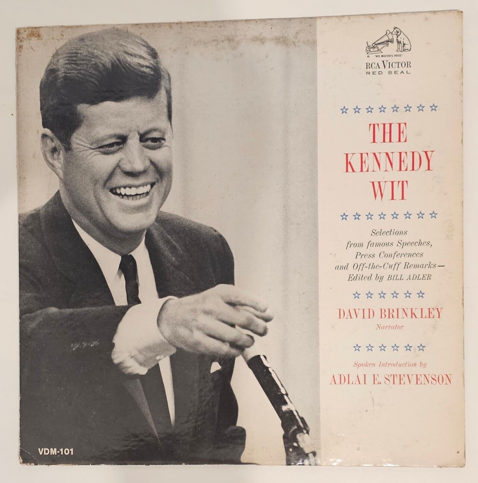 THE KENNEDY WIT LP- John F. Kennedy famous Speeches, Press Conferences, ect.