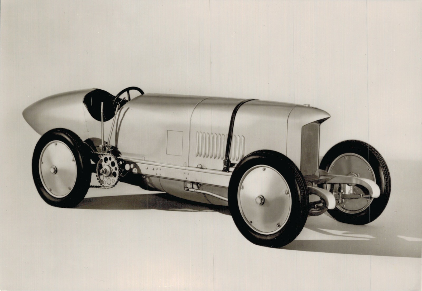 Daimler Benz Museum Mercedes Blitzen Benz Rennwagen 1911 Vintage RPPC BP3