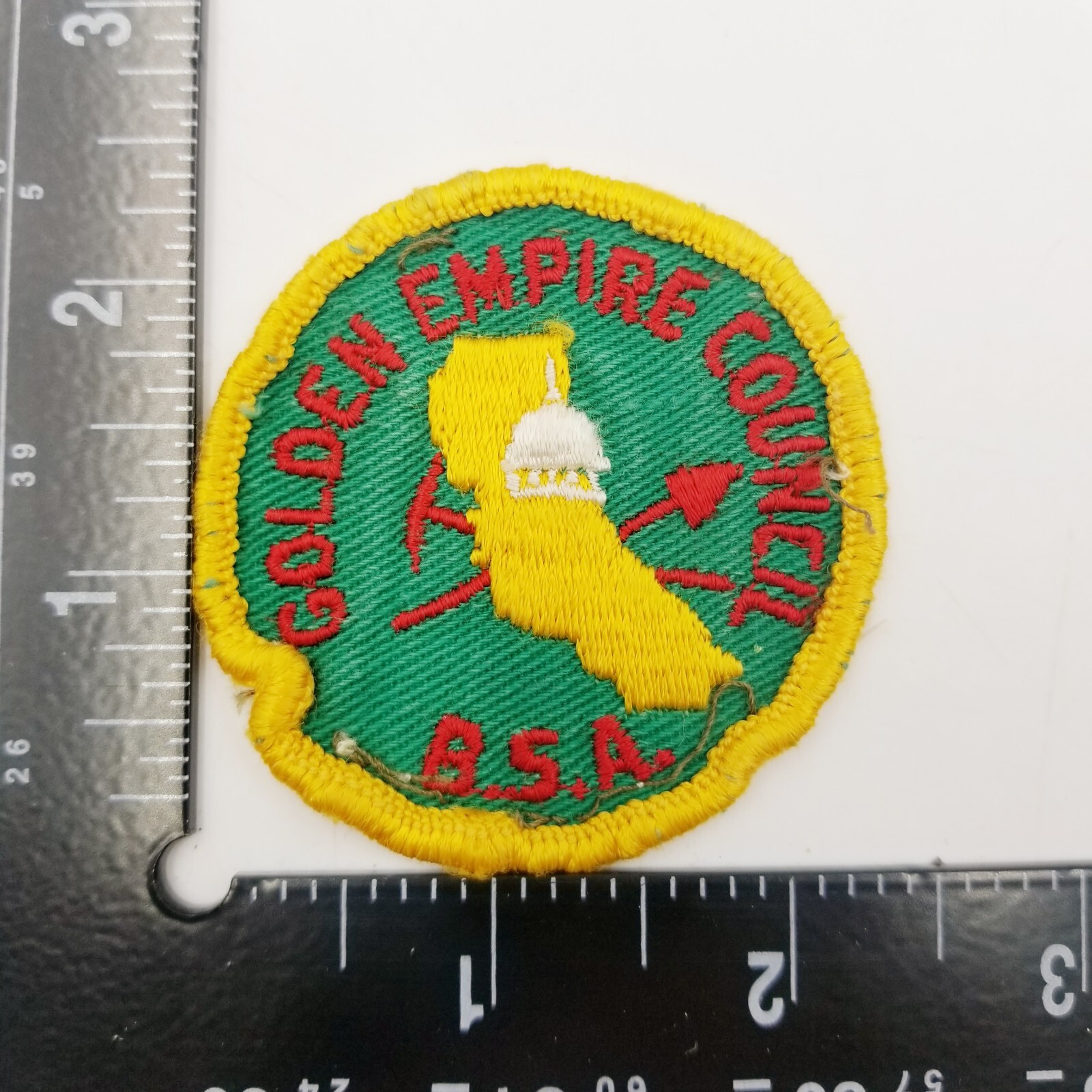 Vintage CP Patch Golden Empire Council Boy Scouts of America BSA California Vintage CP Patch Golden Empire Council Boy Scouts of America BSA California