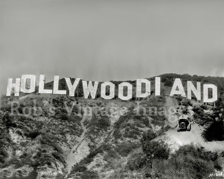  Hollywood aka Hollywoodland photo early Los Angeles Construction  #10 in 1923