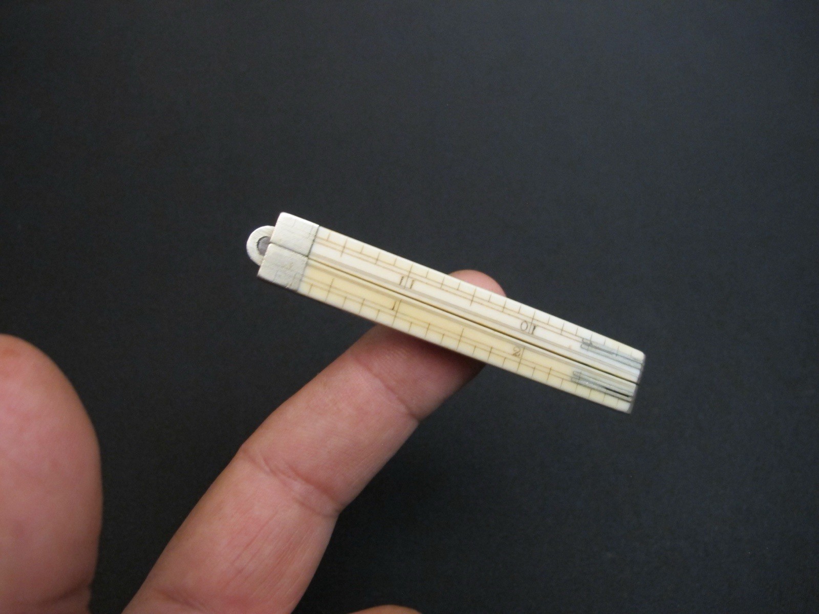 German Silver Old/Vtg Miniature 4-Fold Pocket Rule Antique/Rare Machinist Tool German Silver Old/Vtg Miniature 4-Fold Pocket Rule Antique/Rare Machinist Tool
