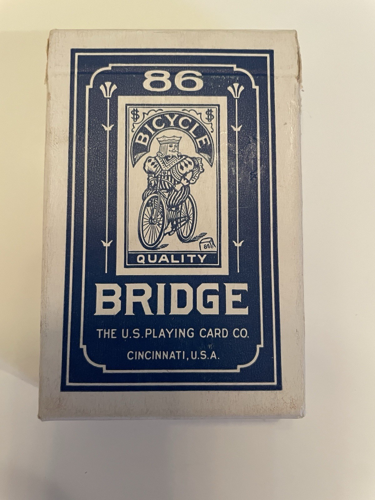 Bicycle 86 Bridge Playing Cards (Vintage) Sealed With Tax Stamp