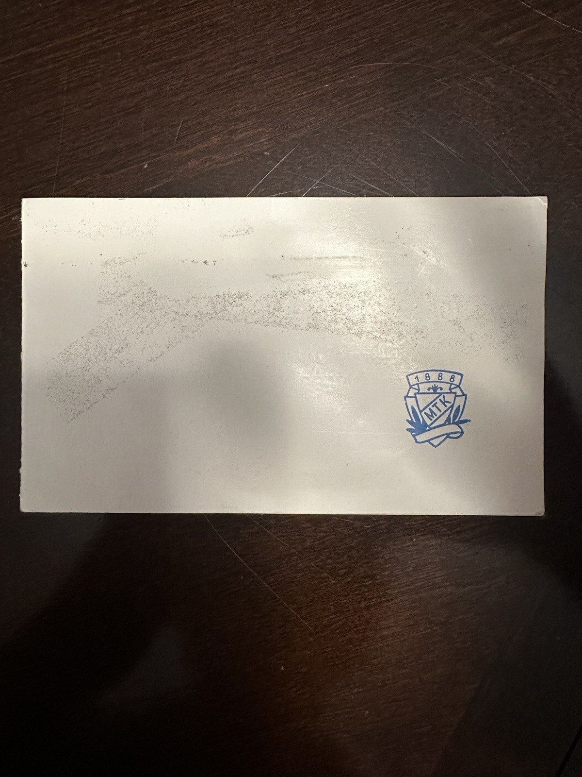 Vintage MTK Budapest FC 1964 Club Christmas Card Football Soccer