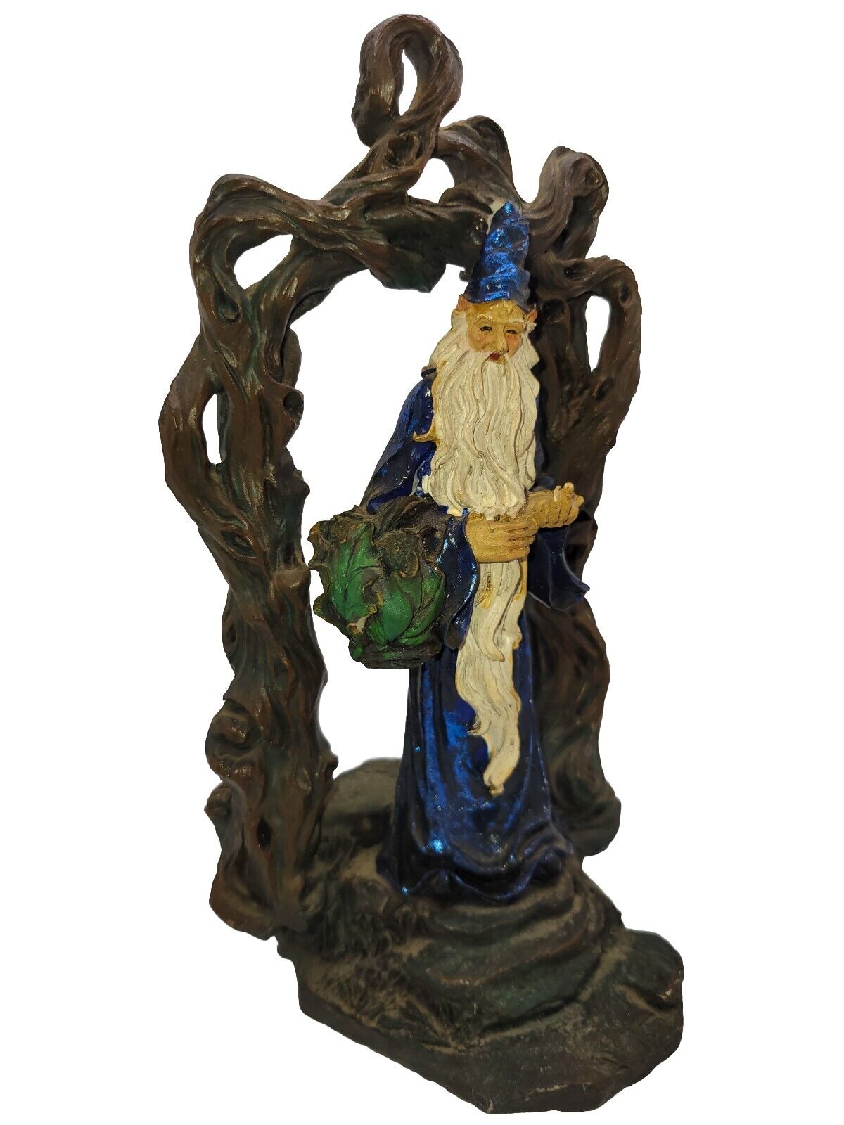 1950s Handpainted Vintage Merlin The Wizard Fantasy Sculpture