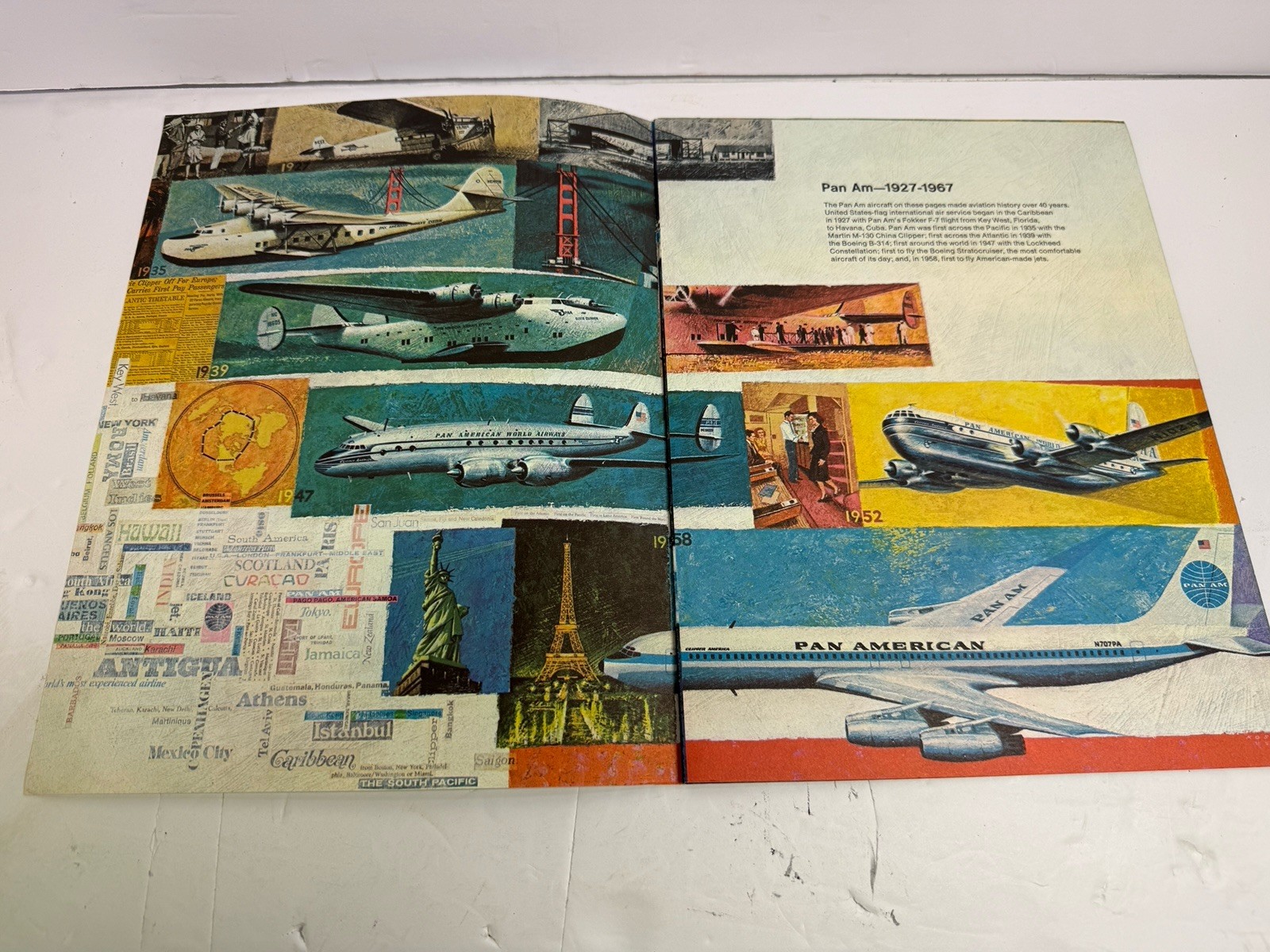 Vintage 1967 Pan Am 40th Anniversary Airline Brochure 1927 1967 Aviation Vintage 1967 Pan Am 40th Anniversary Airline Brochure 1927 1967 Aviation