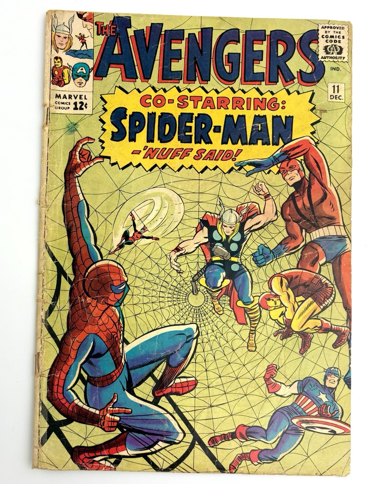 Avengers #11 1964 3.0 G/VG 🔑 Appearance Spider-Man Avengers #11 1964 3.0 G/VG 🔑 Appearance Spider-Man