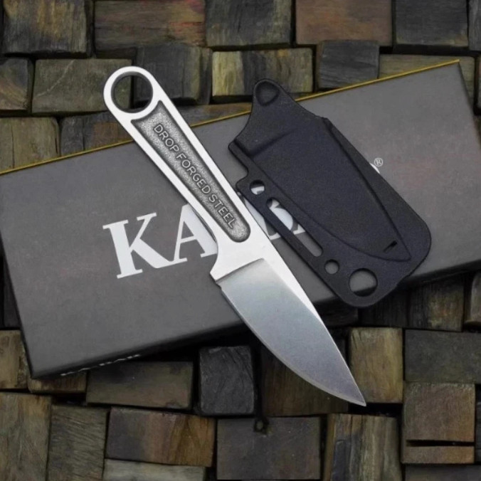 Ka-Bar Wrench Fixed Knife 3" Blade 425 Carbon Steel One Piece. . Ka-Bar Wrench Fixed Knife 3" Blade 425 Carbon Steel One Piece. .