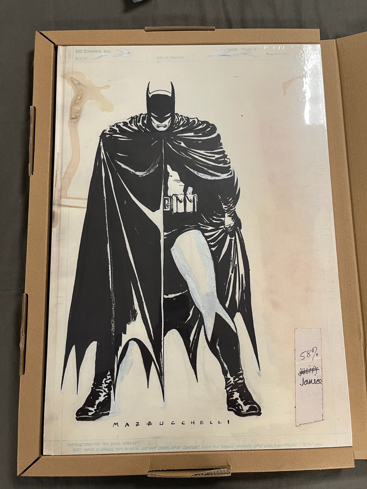 David Mazzucchelli\'s Batman Year One Artist\'s Edition : Brand New Condition David Mazzucchelli\'s Batman Year One Artist\'s Edition : Brand New Condition