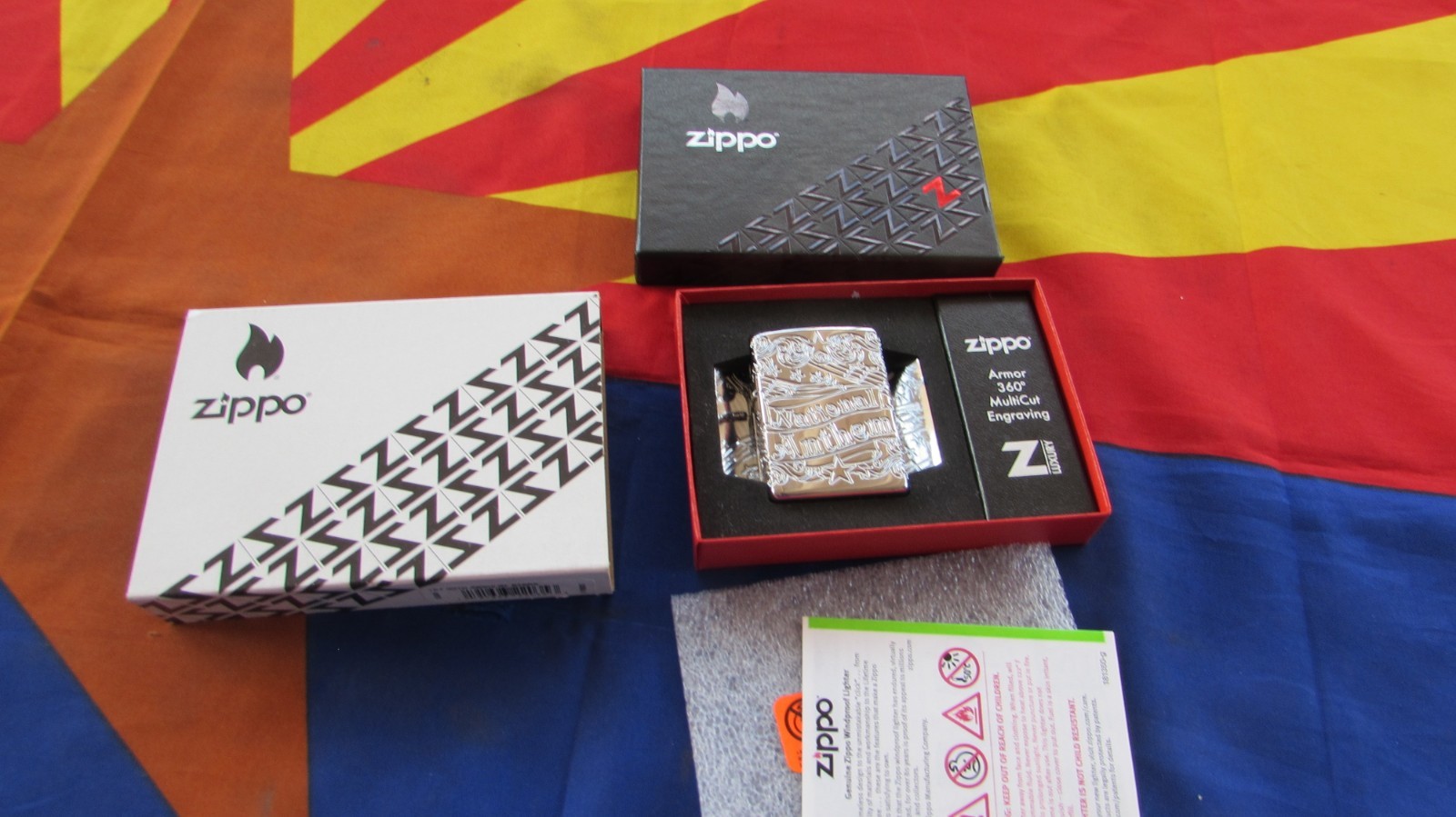 2021 NATIONAL ANTHEM ANNIVERSARY ARMOR ZIPPO LIGHTER #455/1000