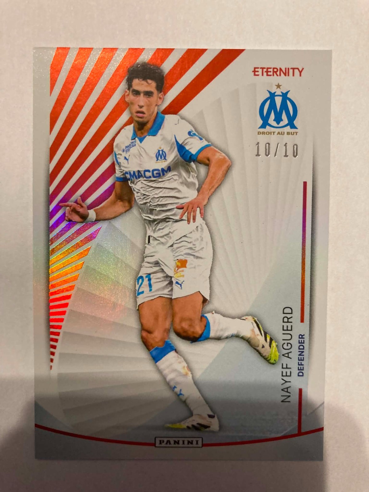 2025-26 Panini Eternity Olympiens Red Nayef Aguerd /10