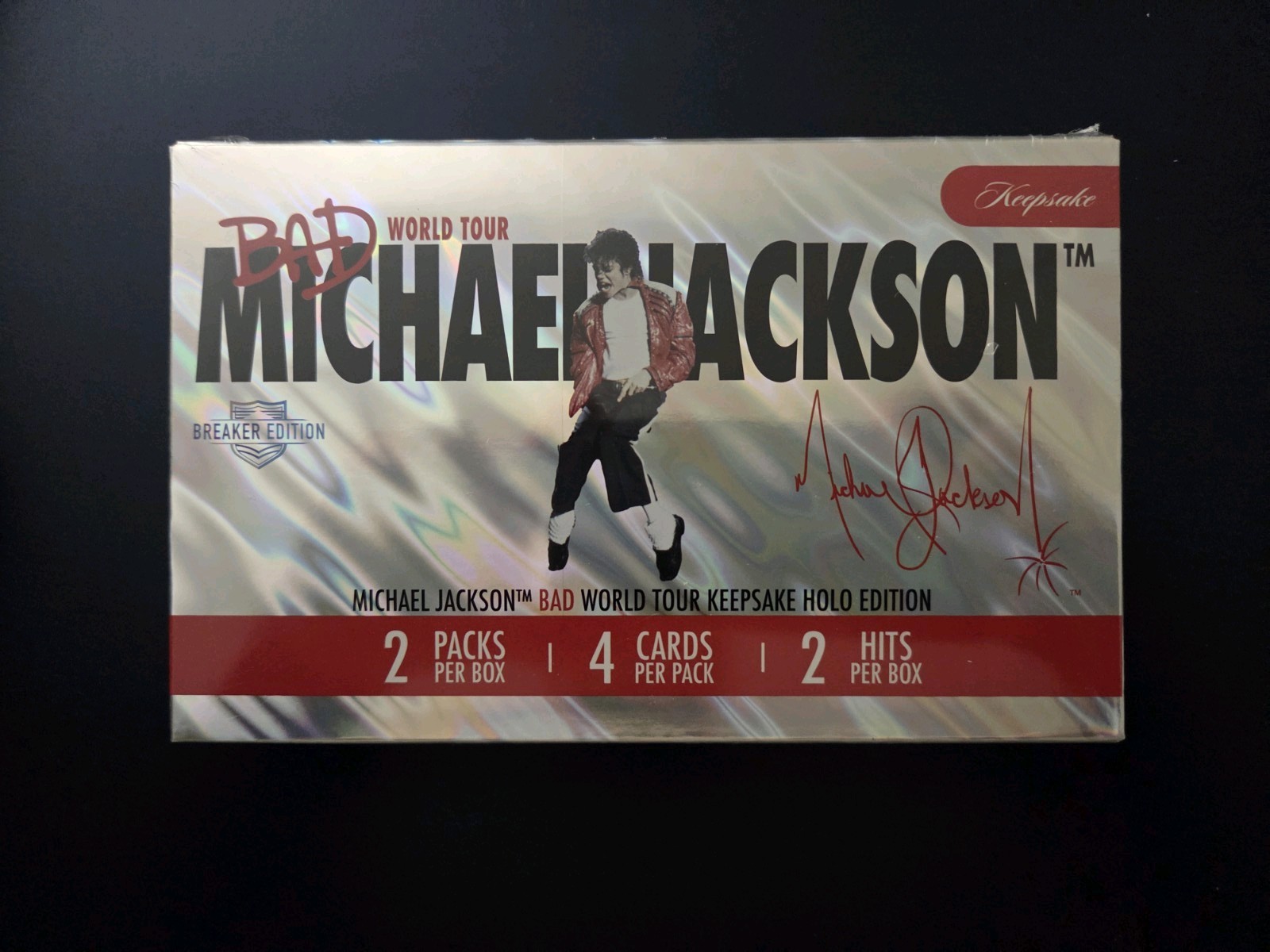 2025 Keepsake Michael Jackson "Bad" World Tour HOLO Breaker Box 2025 Keepsake Michael Jackson "Bad" World Tour HOLO Breaker Box