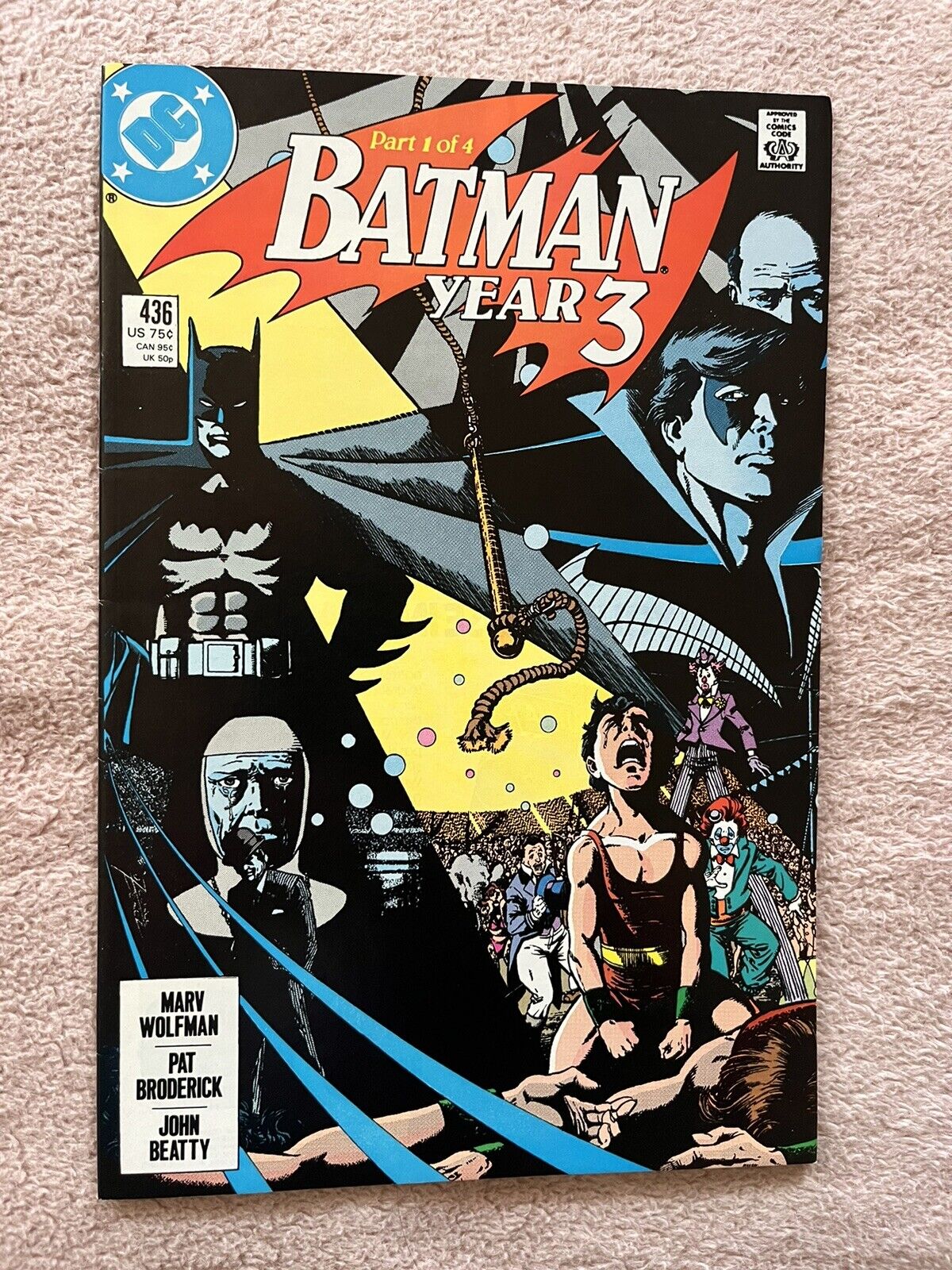 Batman #436 1st Tim Drake VF+ 1989 HIGH GRADE
