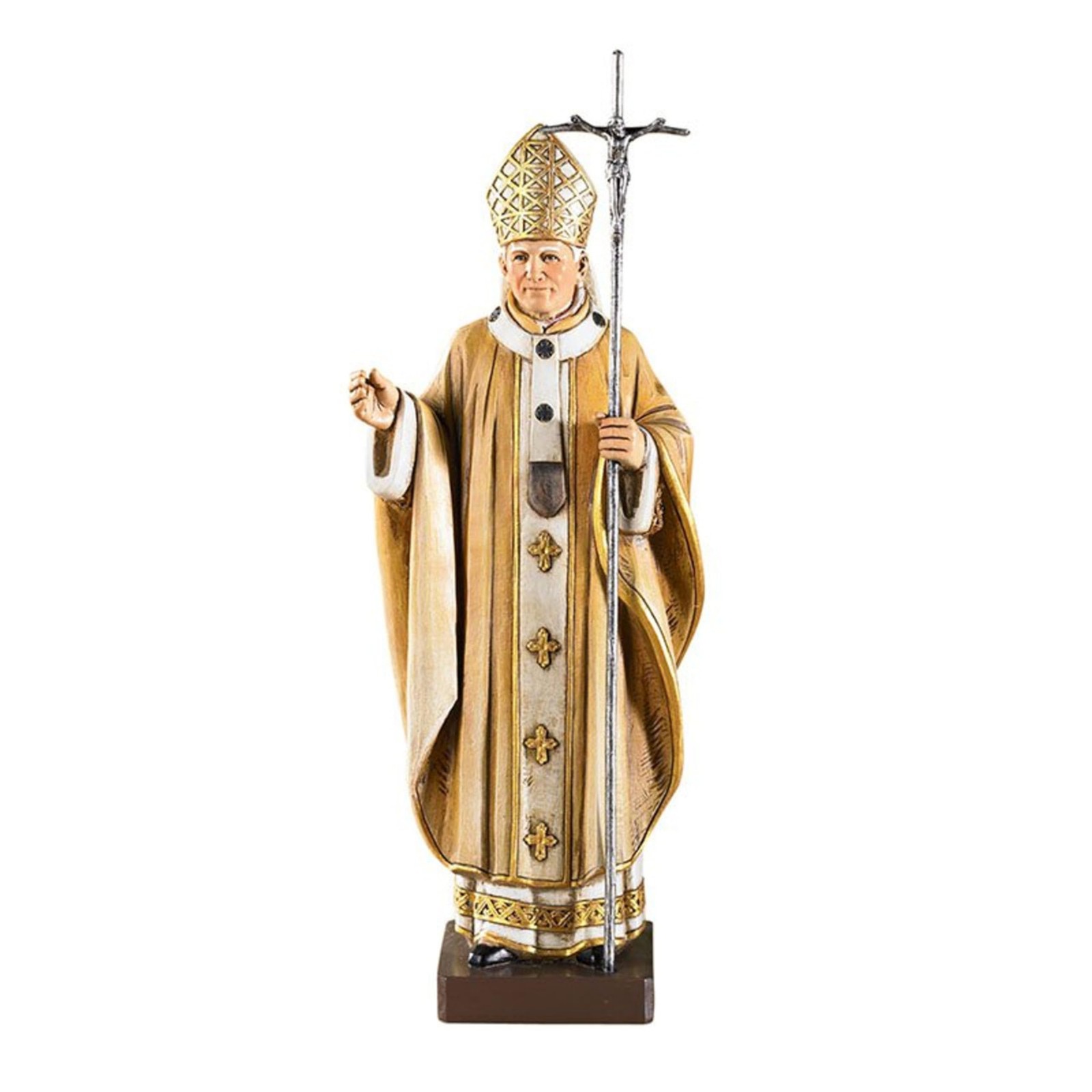 Avalon Gallery Toscana Collection Saint John Paul II Figurine, 9.25" H Avalon Gallery Toscana Collection Saint John Paul II Figurine, 9.25" H