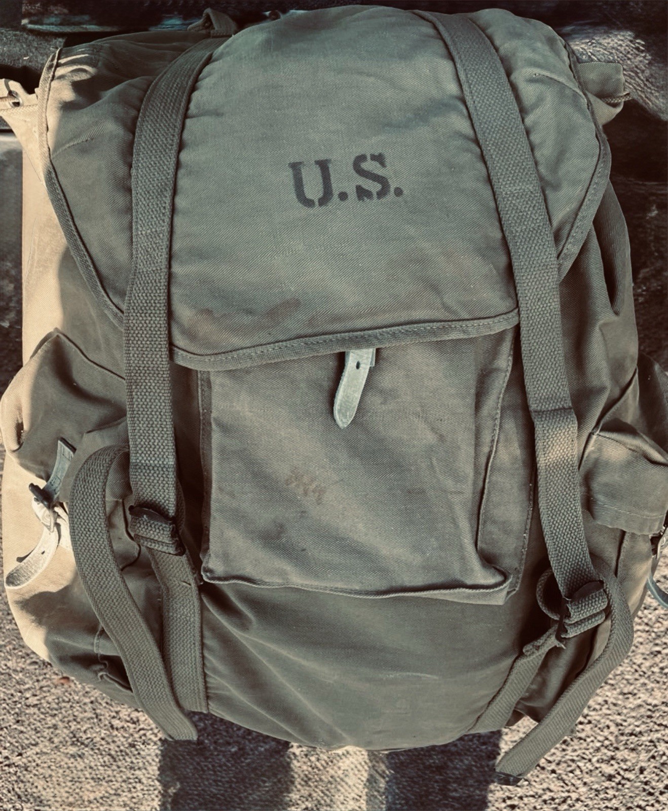 WWII US Army M1941 Mountain Rucksack Pack w/ Frame Meese Inc 1942 Dated Original WWII US Army M1941 Mountain Rucksack Pack w/ Frame Meese Inc 1942 Dated Original