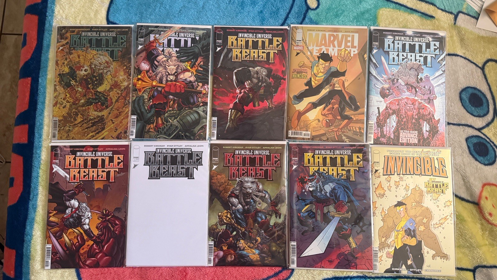 Invincible Universe Battle Beast #1 LOT of Incentives NM-M 
