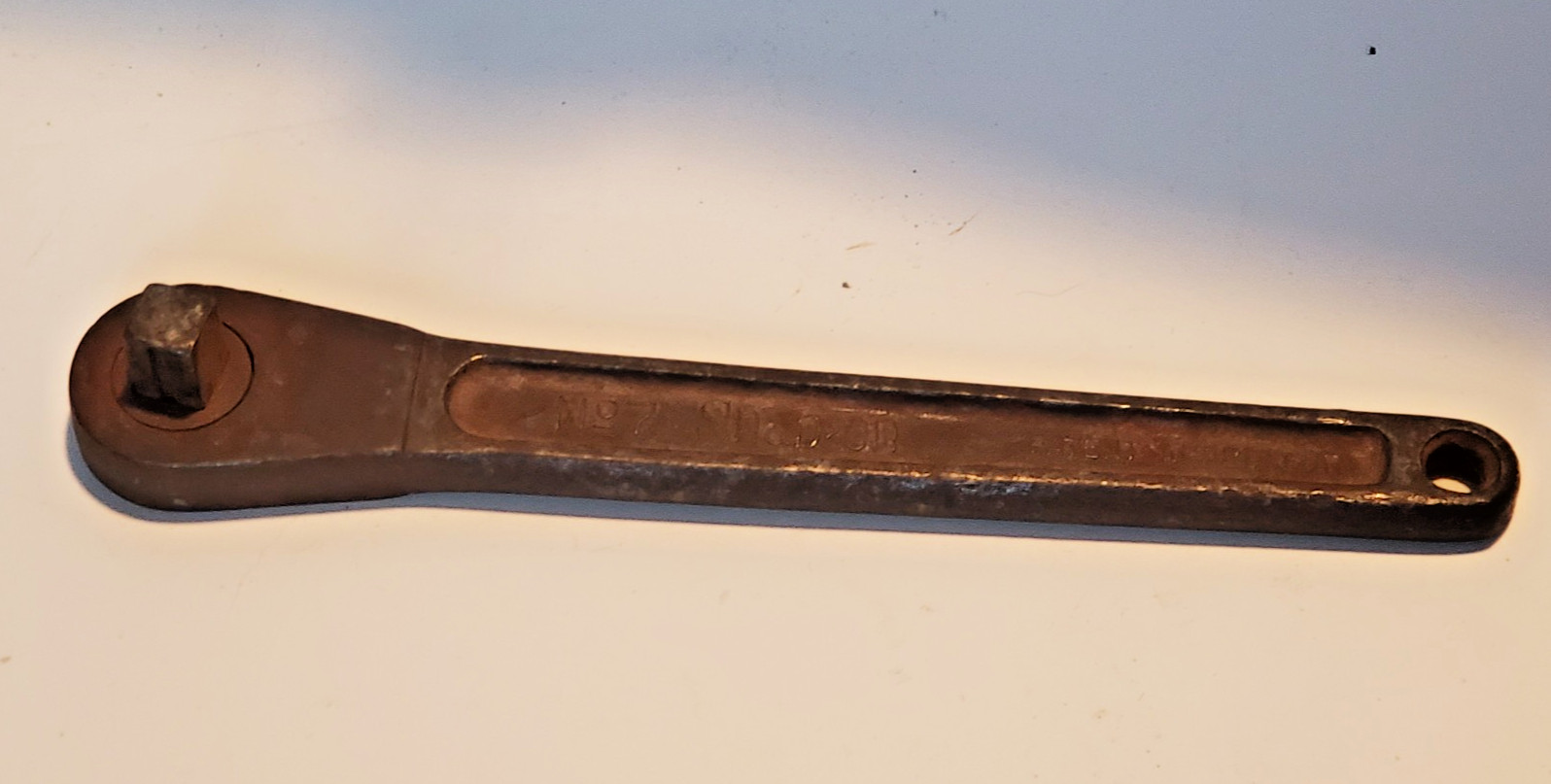 Vintage 1928 Snap-on No. 7 Ratchet Wrench 1/2" Drive Push-Through Milwaukee USA Vintage 1928 Snap-on No. 7 Ratchet Wrench 1/2" Drive Push-Through Milwaukee USA