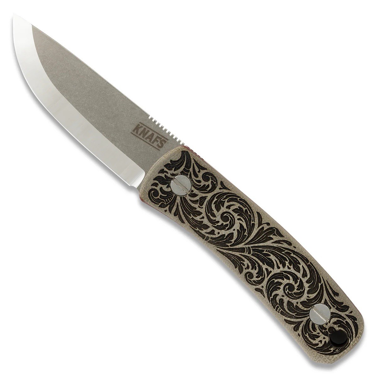 Knafs Blade Texas Exclusive Lulu - Filigree OD Green Micarta - MagnaCut Knafs Blade Texas Exclusive Lulu - Filigree OD Green Micarta - MagnaCut