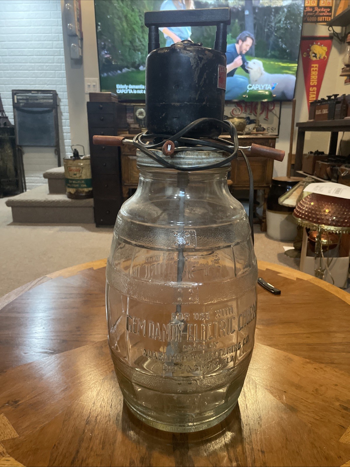 Vintage Gem Dandy Electric Butter churn Works Vintage Gem Dandy Electric Butter churn Works