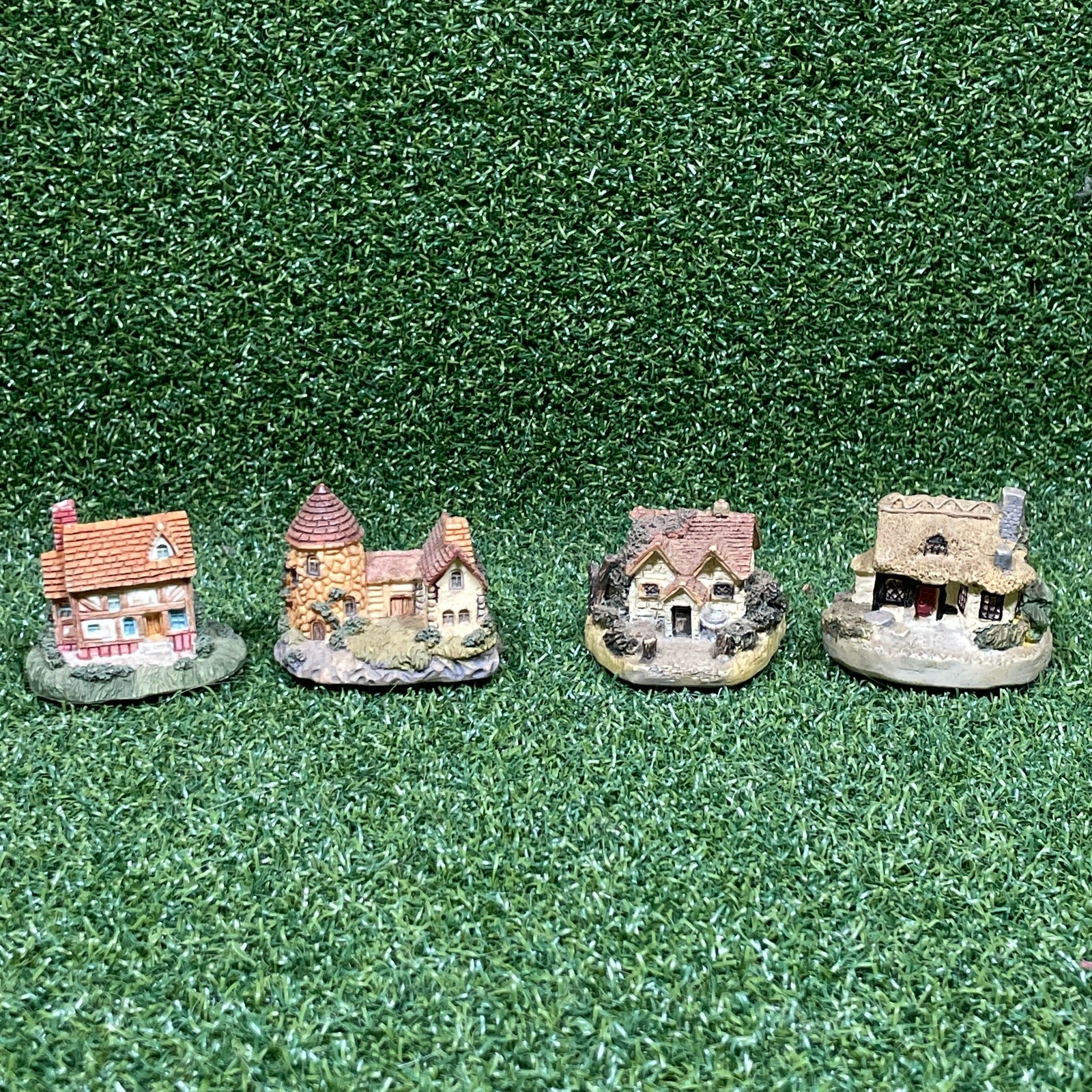Vintage E.P.L. The Old Cottage Collection Set of Four Miniature Cottages Vintage E.P.L. The Old Cottage Collection Set of Four Miniature Cottages