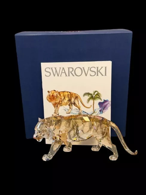 Swarovski SCS 2010 Endangered Wildlife Tiger #1003148 Annual Figurine w/ Box Swarovski SCS 2010 Endangered Wildlife Tiger #1003148 Annual Figurine w/ Box