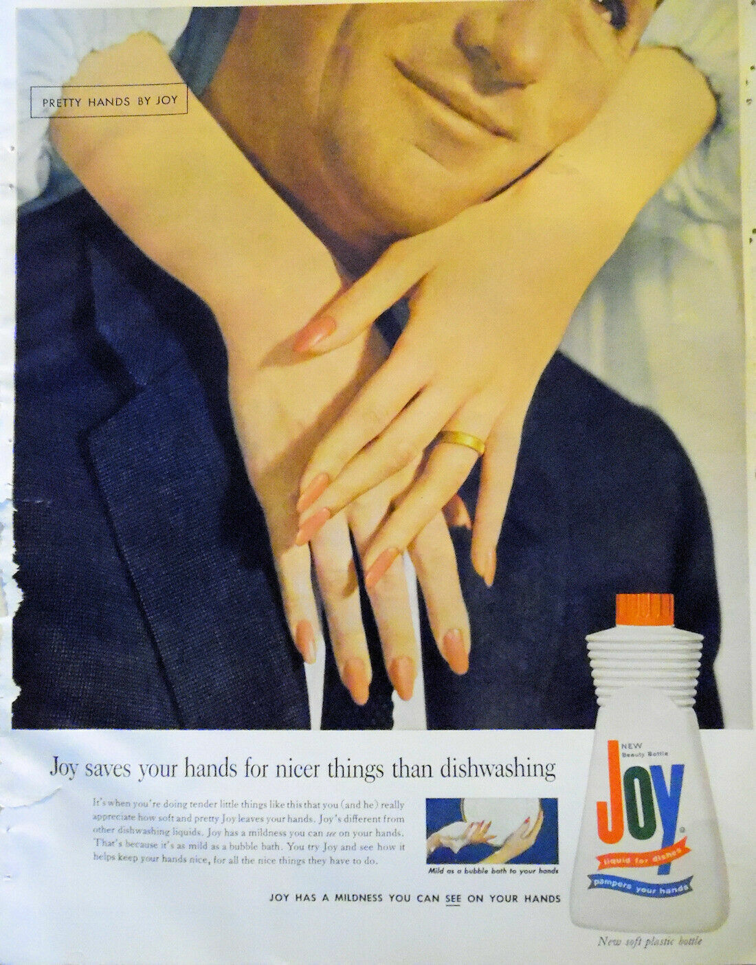 Vintage Joy Dish Soap Ad from June 1960 Better Homes Gardens Magazine