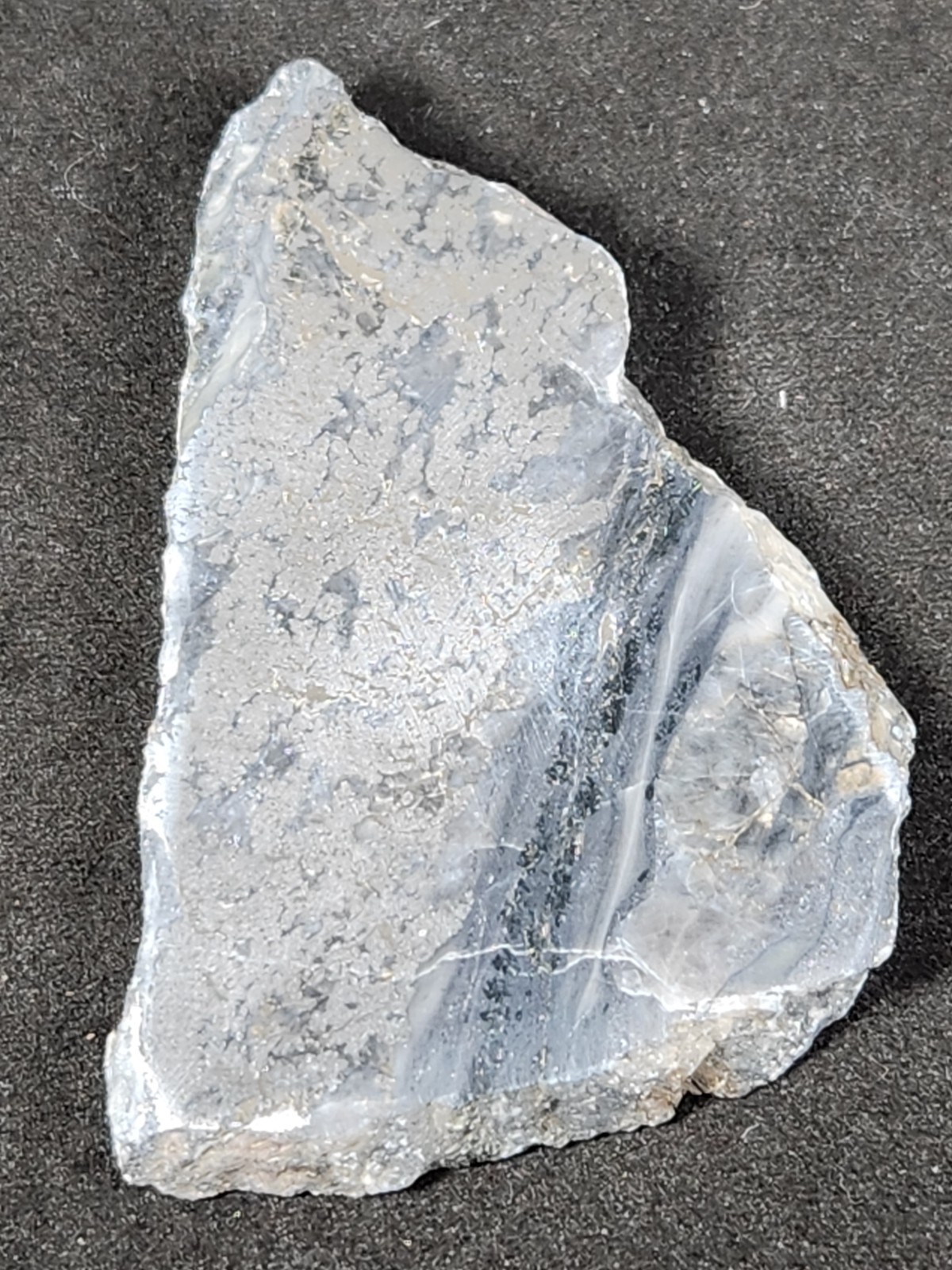 Polished Native Silver Slab from Cobalt Ontario Canada Mineral Specimen Jewelry