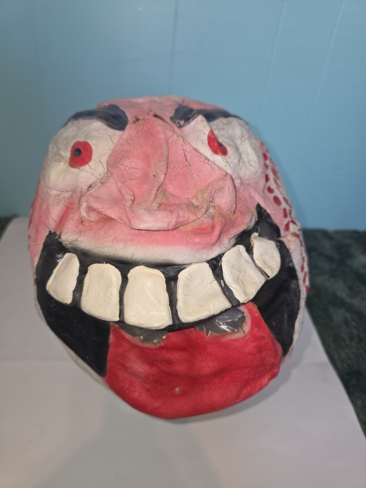 Very Rare 1986 Screamin Meemie Mad Balls Rubber Mask. Retro Used Halloween Mask Very Rare 1986 Screamin Meemie Mad Balls Rubber Mask. Retro Used Halloween Mask