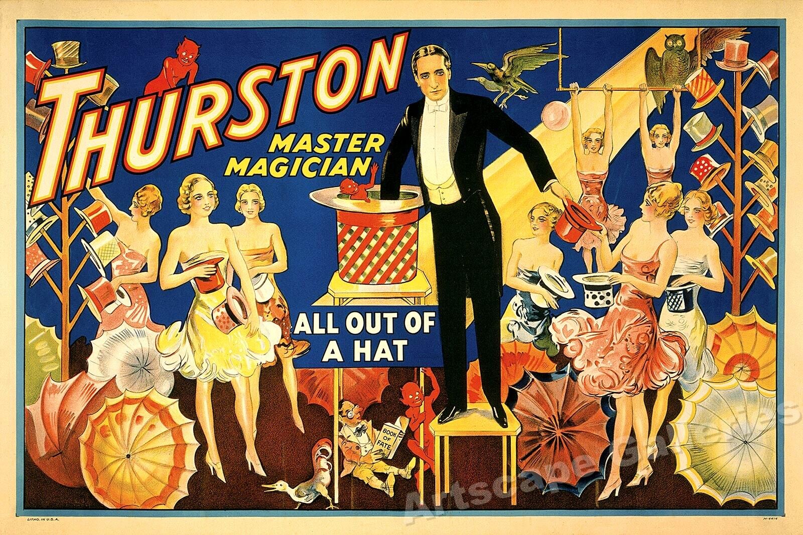 1910 Magic Show Poster \