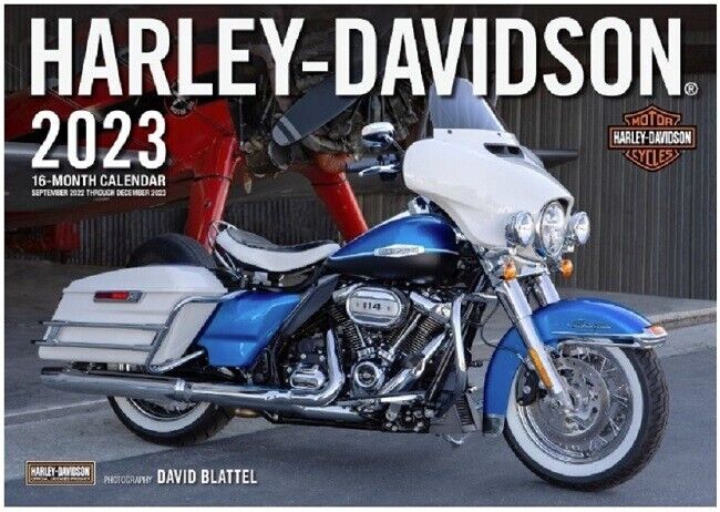 CLEARANCE 2023 Harley-Davidson Motorcycle Calendar  Road King Deluxe Vintage