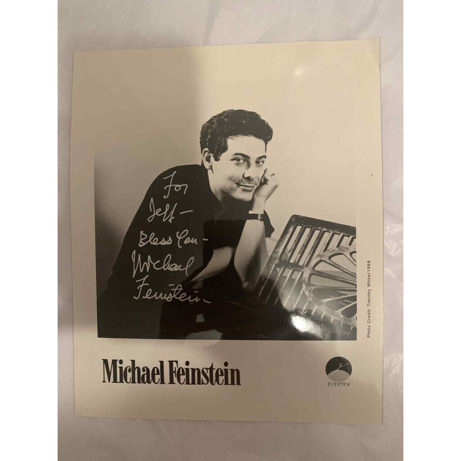 Michael Feinstein - INSCRIBED PHOTOGRAPH SIGNED 8 x 10 Lobby Card