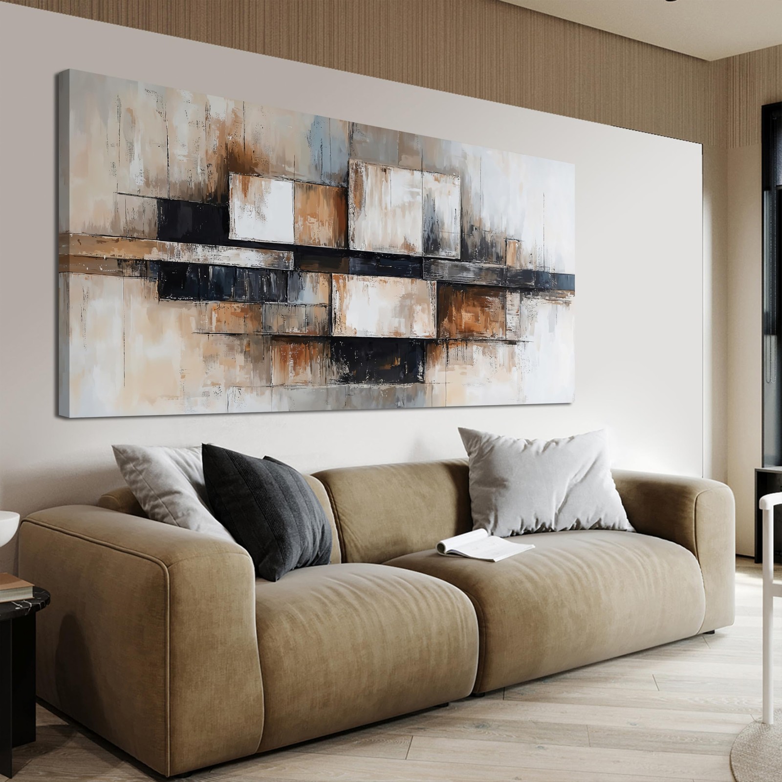 Dimpaga Abstract Geometric Canvas Wall Art For Living Room Art Wall Decor Dimpaga Abstract Geometric Canvas Wall Art For Living Room Art Wall Decor