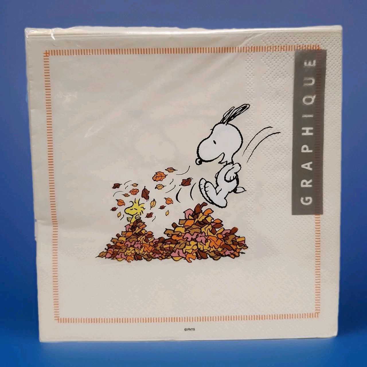 Peanuts Snoopy Fall Leaves Napkins By Graphique 40ct 13x13in Peanuts Snoopy Fall Leaves Napkins By Graphique 40ct 13x13in